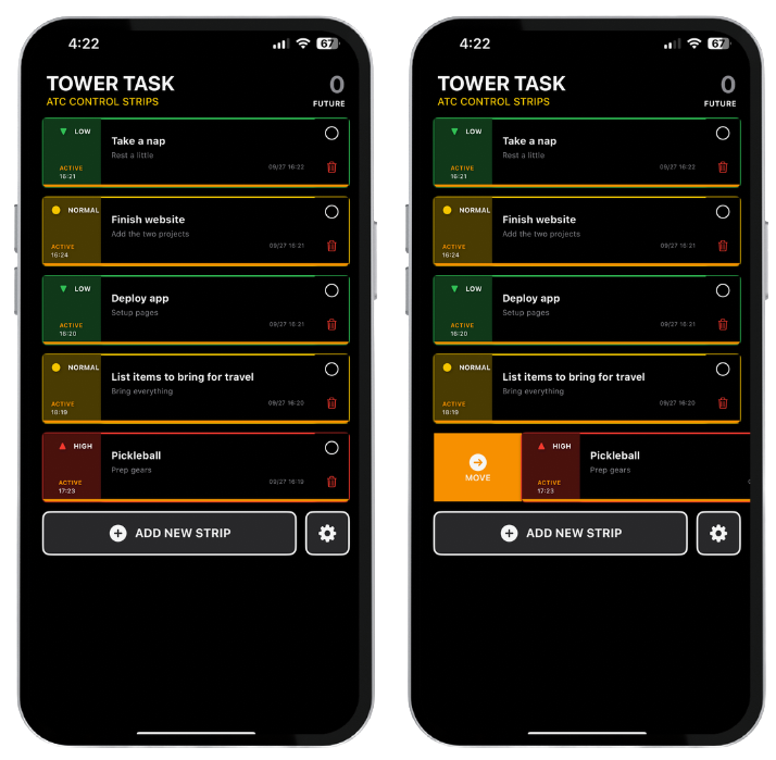 Tower Task App Screenshot
