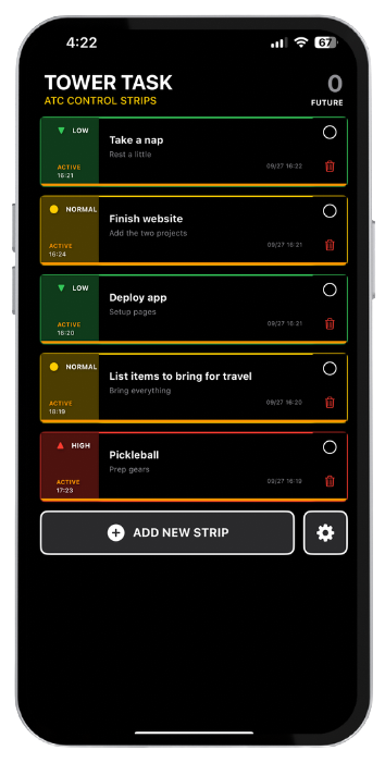 Tower Task Task Management